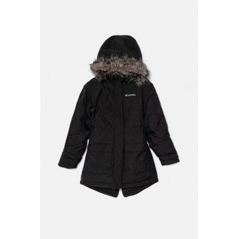 Columbia parka pentru copii Nordic Strider culoarea negru, 2090241