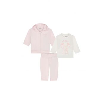 Kenzo Kids compleu bebe culoarea bej, K60460