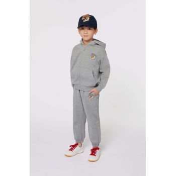 Kenzo Kids set de trening pentru copii culoarea gri, K60727