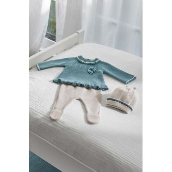 Mayoral Newborn compleu bebe culoarea verde, 2502