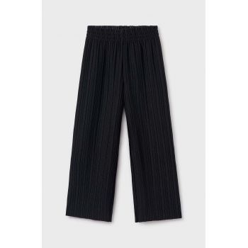 Mayoral pantaloni copii culoarea negru, neted, 7544