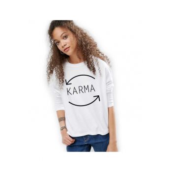 888113391-Bluza dama alba - Karma la reducere