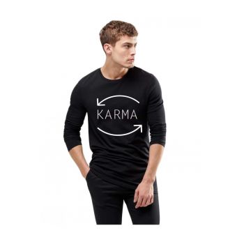 Bluza barbati neagra - Karma