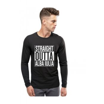 Bluza barbati neagra - Straight Outta Alba Iulia