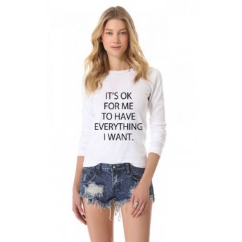 Bluza It's ok for me -