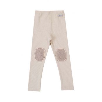 Donsje leggins bebe Keene Leggings culoarea bej, neted, 4054300