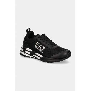 EA7 Emporio Armani sneakers pentru copii culoarea negru, 7Y000002 AF10181