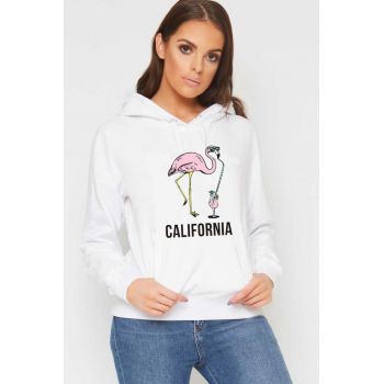 Hanorac dama alb -California la reducere