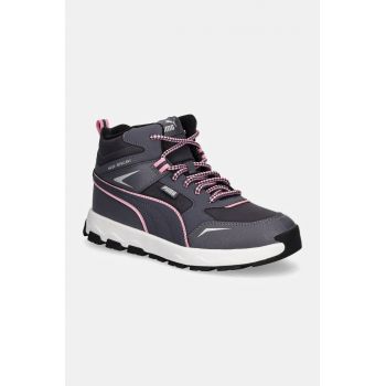 Puma pantofi copii Evolve Trail Club culoarea gri, 397644