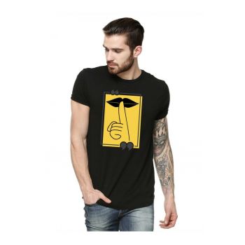 Tricou barbati negru - Don`t Speak