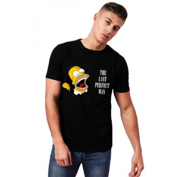 Tricou barbati negru - Simpson