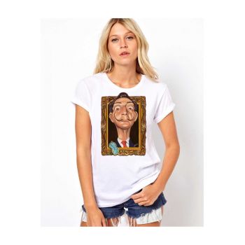 Tricou dama alb - Dali - Frame la reducere