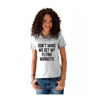 Tricou dama alb - Flying Monkeys la reducere