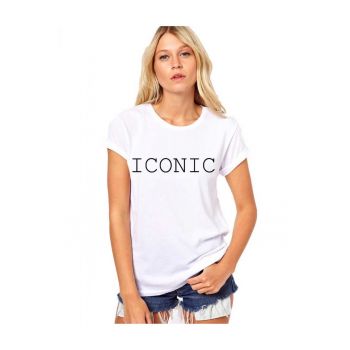 Tricou dama alb - ICONIC 455432