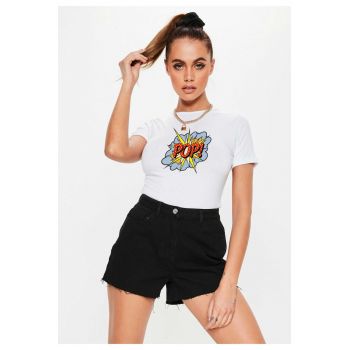 Tricou dama alb - POP