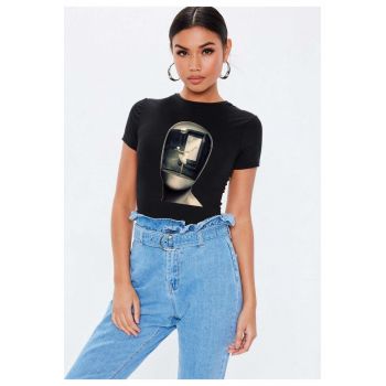 Tricou dama negru - Dali - Globul