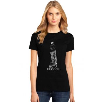 Tricou dama negru - Not a hugger