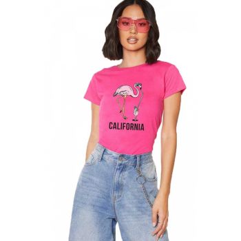 Tricou dama Roz California