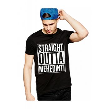 Tricou negru barbati - Straight Outta Mehedinti