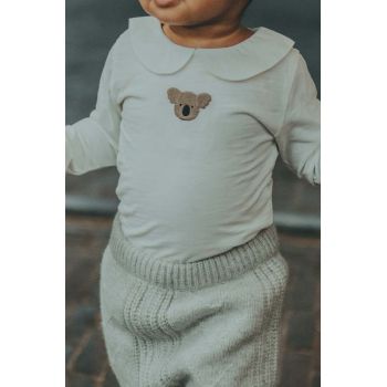 Donsje body din bumbac pentru bebelusi Davo Bodysuit Koala 3030104