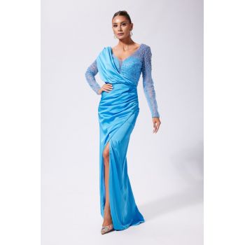 Rochie de ocazie premium Parma Bleu