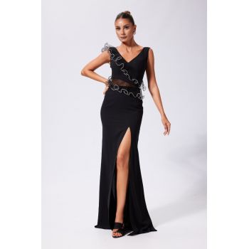 Rochie de ocazie premium Silance Neagra