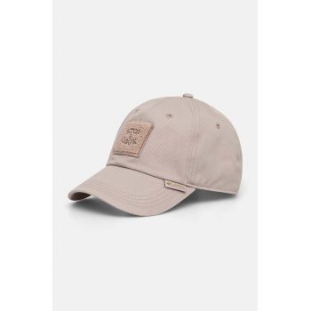 Columbia șapcă de baseball din bumbac Provisions Ball Cap culoarea gri, cu imprimeu, 2096351