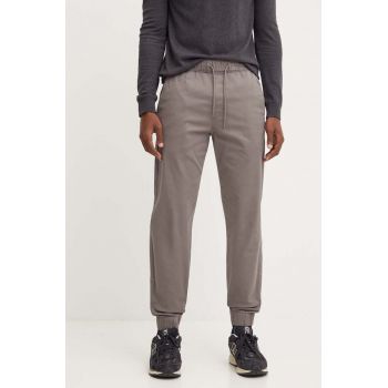 Hollister Co. pantaloni barbati, culoarea gri, KI330-4069