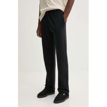 Hollister Co. pantaloni de trening culoarea negru, neted, KI334-4080