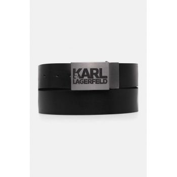 Karl Lagerfeld curea barbati, culoarea negru, 544437.815300