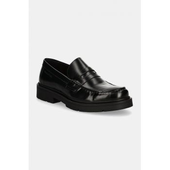 Marc O'Polo mocasini de piele barbati, culoarea negru, 40828463201134 OO1M3021