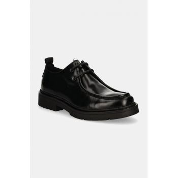 Marc O'Polo pantofi de piele barbati, culoarea negru, 40828463401134 OO1M3014