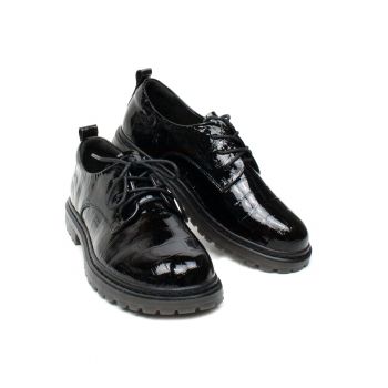 Pantofi dama 74206 1 negru lac