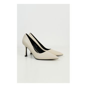 Pantofi Natalia ivory stiletto