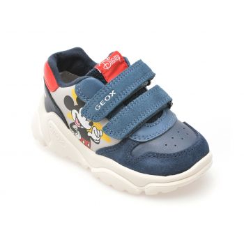 Pantofi sport GEOX bleumarin, B465RA, din piele ecologica