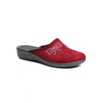 Papuci dama 5D23 bordo -