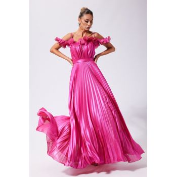 Rochie de ocazie premium Phoenix Fucsia