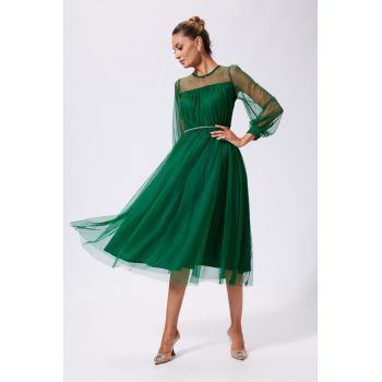 Rochie eleganta Beatrice Verde