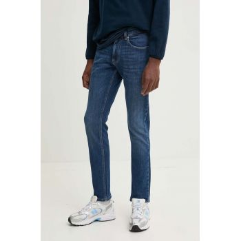 Tommy Jeans jeansi barbati, culoarea albastru marin, DM0DM20187