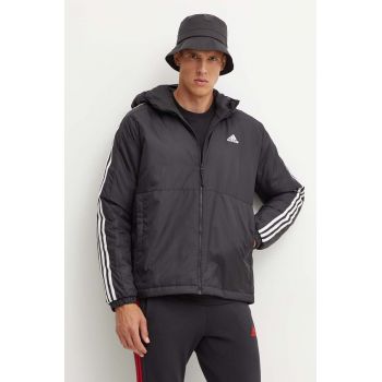 adidas geaca Essentials barbati, culoarea negru, de iarna, IN7194