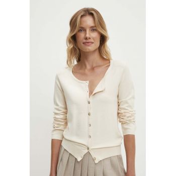 Answear Lab cardigan femei, culoarea bej, light