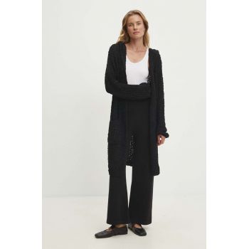 Answear Lab cardigan femei, culoarea negru, light