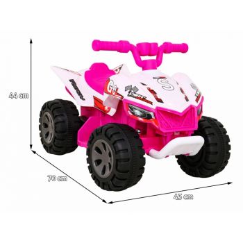 Atv electric The Fastest JS320 70x43x44 cm roz