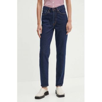 Levi's jeansi 80S MOM JEAN femei, culoarea albastru marin