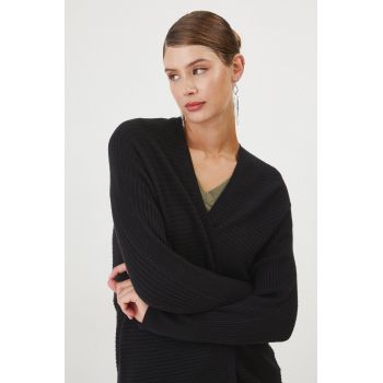 Medicine cardigan femei, culoarea negru, light