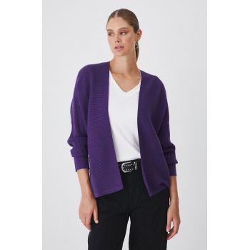 Medicine cardigan femei, culoarea violet, light