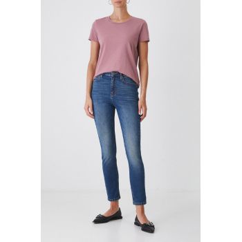 Medicine jeans femei, culoarea bleumarin