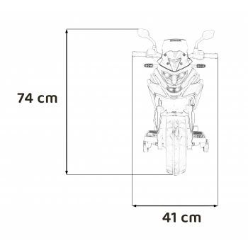 Motocicleta electrica Honda NC750X 103x41x74 cm galben