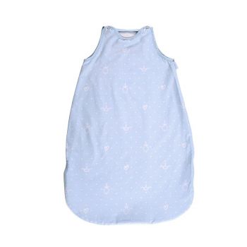 Sac de dormit de vara 95 cm bumbac ranforce Little Bear Blue