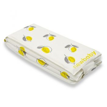 Saltea de infasat New Baby pliabila 40x59 cm Lemon